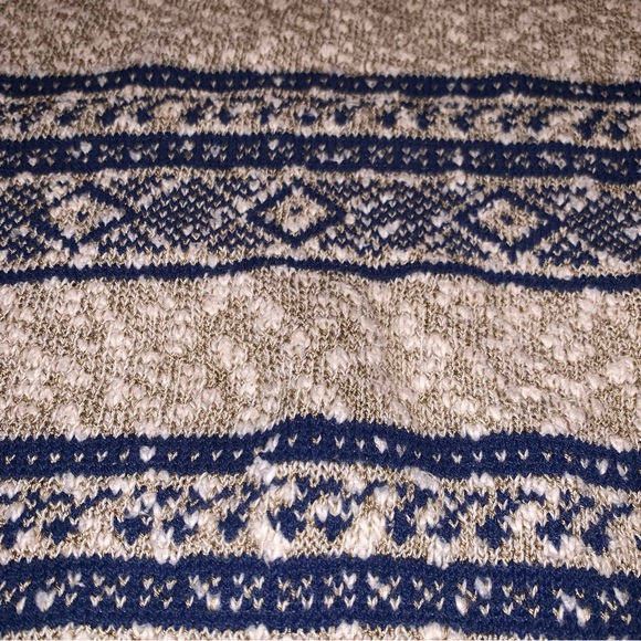 k n i t :: Vintage Slouchy Geometric Knit Sweater Vest Top - Picture 5 of 9